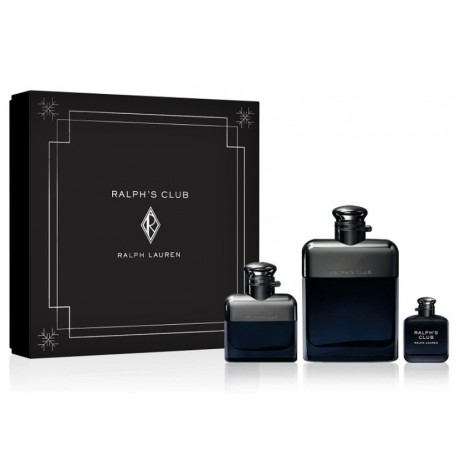 Ralph Lauren Ralph's Club komplekts vīriešiem (100 ml. EDP + 30 ml. EDP + 7 ml. EDP)