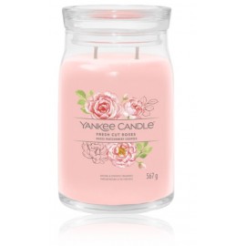 Yankee Candle Signature Collection Fresh Cut Roses aromātiska svece