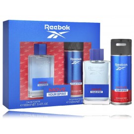 Reebok Move Your Spirit komplekts vīriešiem (100 ml. EDT + 150 ml. izsmidzināms dezodorants)