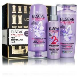 L'oreal Elseve Hyaluron Plump komplekts sausiem matiem (šampūns 250 ml. + balzams 200 ml. + serums 150 ml.)