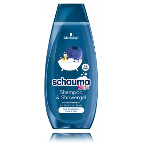 Schwarzkopf Schauma Kids Blueberry Shampoo & Shower Gel šampūns un dušas želeja bērniem