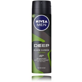 Nivea Men Deep Black Carbon Amazonia 48H спрей дезодорант-антиперспирант для мужчин