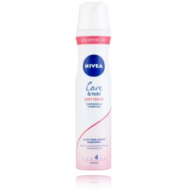 Nivea Care & Hold Soft Touch spēcīgas fiksācijas matu laka