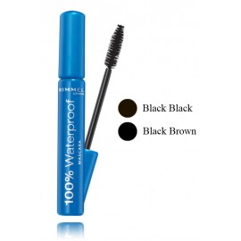 Rimmel 100% Waterproof Mascara ūdensizturīga skropstu tuša