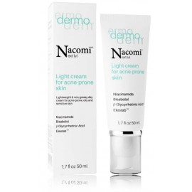 Nacomi Next Level Dermo Light Cream For Acne-prone Skin sejas krēms problemātiskai ādai