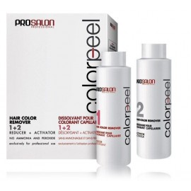 Prosalon Color Peel Hair Remover komplekts krāsas noņemšanai no matiem (100 ml. aktivators + 100 ml. reduktors)