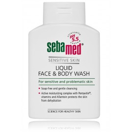 Sebamed Liquid Face & Body Wash sejas un ķermeņa mazgāšanas līdzeklis bez ziepēm jutīgai un problemātiskai ādai