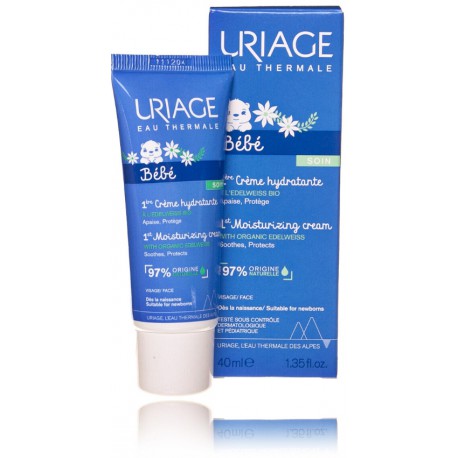 Uriage Bebe 1st Moisturizing Cream mitrinošs krēms mazuļiem