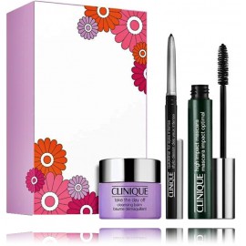 Clinique High Impact Favourites komplekts sievietēm (7 ml. skropstu tuša + 0,14 g. zīmulis + 15 ml. attīrošais balzams)