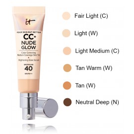 IT Cosmetics CC+ Nude Glow Color Correcting SPF40 крем для коррекции цвета лица