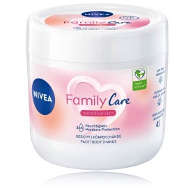 Nivea Family Care Cream mitrinošs krēms jutīgai sejas, ķermeņa un roku ādai