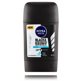 Nivea Men Invisible Black & White Fresh 48H zīmuļu antiperspirants vīriešiem