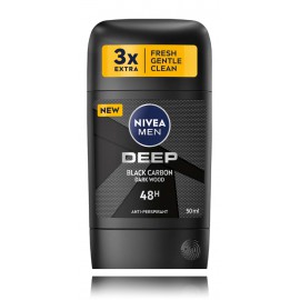 Nivea Men Deep Black Carbon Dark Wood 48H карандаш-антиперспирант для мужчин