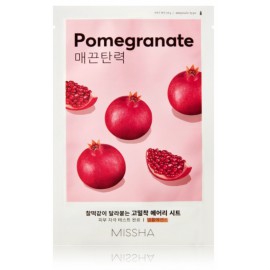 Missha Airy Fit Sheet Mask Pomegranate lokšņu sejas maska ​​ar granātābolu ekstraktu