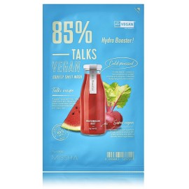 Missha Talks Vegan Squeeze Sheet Mask Hydro Booster mitrinoša lokšņu sejas maska