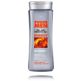 Joanna Power Men Energy 3in1 Shower Gel dušas želeja vīriešiem