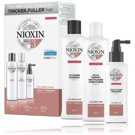 Nioxin System 3 XXL набор для ослабленных окрашенных волос (300 мл. шампунь + 300 мл. кондиционер + 100 мл. спец. продукт)