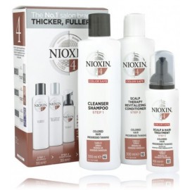 Nioxin System 4 XXL komplekts plāniem, nogurušiem matiem (300 ml. šampūns + 300 ml. kondicionieris + 100 ml. īpašs līdzeklis)