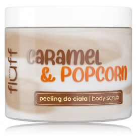 Fluff Caramel & Popcorn ķermeņa skrubis ar cukuru