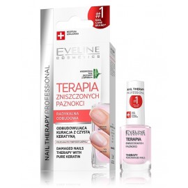 Eveline Nail Therapy Rebuild & Repair Nail Conditioner atjaunojošs līdzeklis nagiem