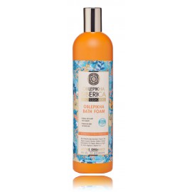 Natura Siberica Oblepikha Intensive Nutrition & Hydration Bath Foam barojošas un mitrinošas vannas putas