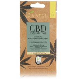 Bielenda CBD Cannabidiol Moisturizing & Detoxifying Mask mitrinoša sejas maska