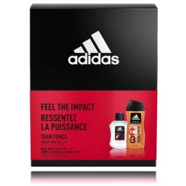 Adidas Team Force komplekts vīriešiem (100 ml. EDT + 250 ml. dušas želeja)