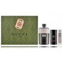 Gucci Guilty Pour Homme  komplekts vīriešiem (90 ml. EDT + 15 ml. EDT + dezodorants 75 ml.)