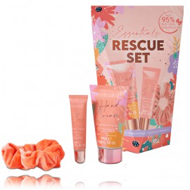 Q-KI Sunkissed Essentials Rescue Set komplekts (50 ml. roku krēms + 8 ml. lūpu spīdums + matu gumija)