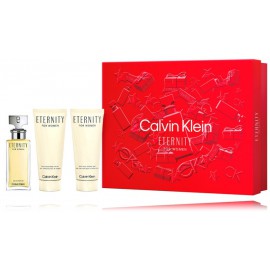 Calvin Klein Eternity komplekts sievietēm (50 ml. EDP + 100 ml. dušas želeja + 100 ml. ķermeņa losjons)