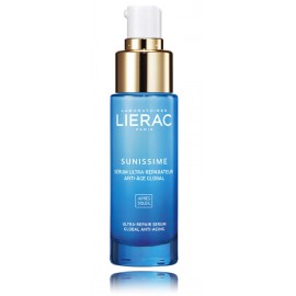 Lierac Sunissime Anti-Age Global Ultra-Repair Serum pretnovecošanās serums pēc saules sejai un dekoltē