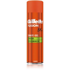 Gillette Fusion 5 Ultra Sensitive + Cooling гель для бритья для мужчин 200 мл.