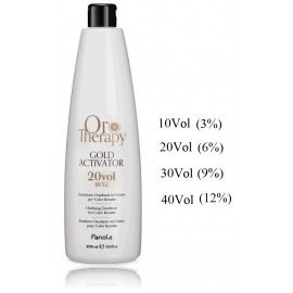 Fanola Oro Therapy Gold Activator oksidācijas emulsija