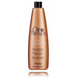 Fanola Oro Therapy Gold Shampoo Illuminating spīdumu piešķirošs šampūns visiem matu tipiem