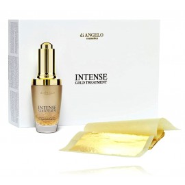 Di Angelo Cosmetics Intense Gold Treatment sejas komplekts (30 ml. serums + 30 gab. zelta lapas)