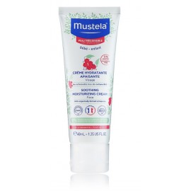 Mustela Bebe Face Soothing Moisturizing Cream Very Sensitive Skin sejas krēms ļoti jutīgai ādai