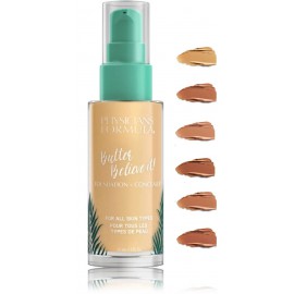 Physicians Formula Butter Believe It! Foundation + Concealer grima pamats + korektors