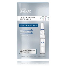 Babor Power Serum Ampoules Hyaluronic Acid mitrinošas ampulas sejai ar hialuronskābi