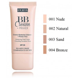 Pupa BB Cream + Primer SPF20 тонирующий крем и основа под макияж для смешанной и жирной кожи