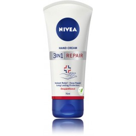 Nivea 3in1 Repair Hand Cream atjaunojošs roku krēms sausai ādai