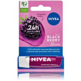 Nivea 24H Moisture Blackberry Shine lūpu balzams