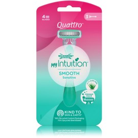 Wilkinson Sword My Intuition Quattro Smooth Sensitive одноразовые бритвы для женщин