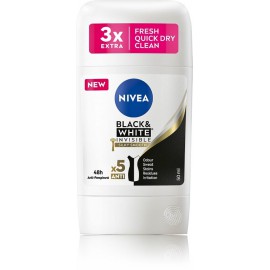 Nivea Black & White Invisible Silky Smooth zīmuļu antiperspirants sievietēm