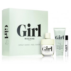 Rochas Girl komplekts sievietēm (100 ml. EDT + 7,5 ml. EDT + ķermeņa losjons 100 ml.)