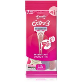 Wilkinson Sword Extra3 Essential Colour Mix одноразовые бритвы для женщин