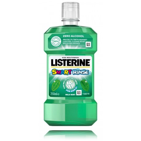 Listerine Smart Rinse Mint жидкость для полоскания рта для детей