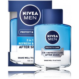 Nivea Men Protect & Care 2in1 освежающий лосьон после бритья