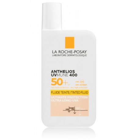 La Roche-Posay Anthelios UVmune 400 Tinted Fluid SPF50+ saules aizsargājošs sejas fluīds