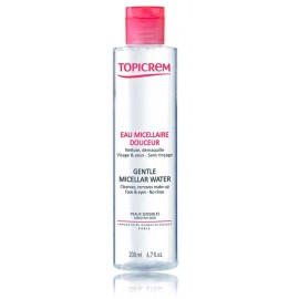 TOPICREM Gentle Cleansing Water maigs micelārais ūdens jutīgai ādai