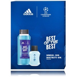 Adidas UEFA Champions League Best Of The Best komplekts vīriešiem (50 ml. EDT + 250 ml. dušas želeja)